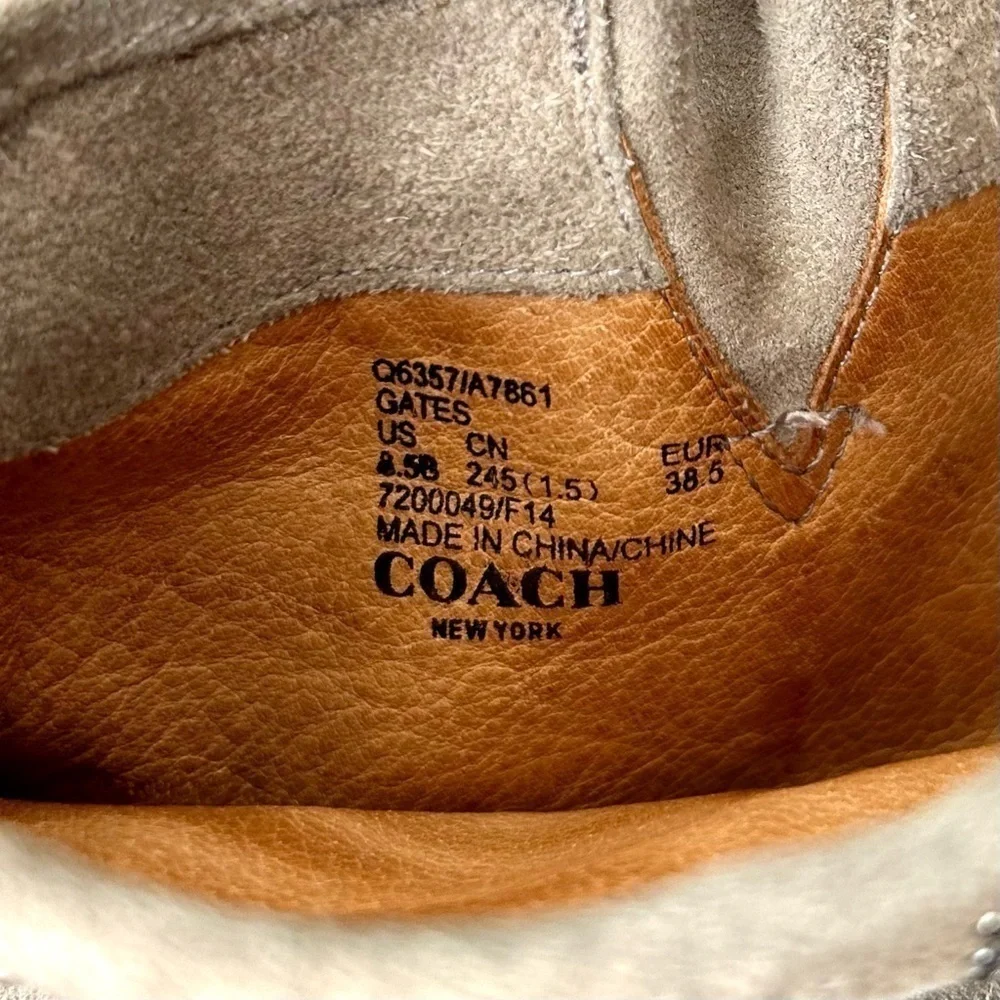 Coach these studded